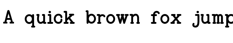 Preview of FONTSPRING DEMO - BaltimoreTypewriter Regular font