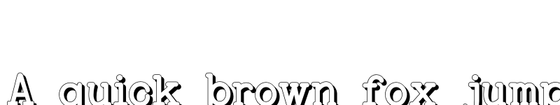 Preview of FONTSPRING DEMO - BaltimoreTypewriterShadow Regular font