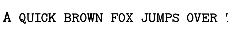 Preview of FONTSPRING DEMO - BaltimoreTypewriterSmallCaps Regular font