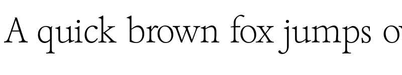 Preview of FONTSPRING DEMO - Bamberg Serial Xlight Regular font