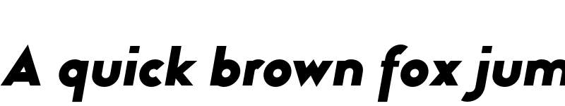 Preview of FONTSPRING DEMO - Bambino Black Italic Regular font