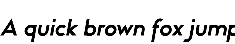 Preview of FONTSPRING DEMO - Bambino Bold Italic Regular font