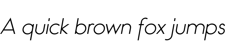 Preview of FONTSPRING DEMO - Bambino Light Italic Regular font