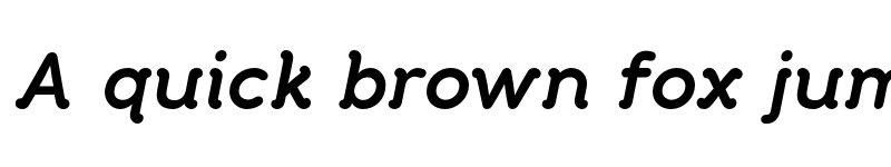 Preview of FONTSPRING DEMO - Banda Bold Bold Italic font