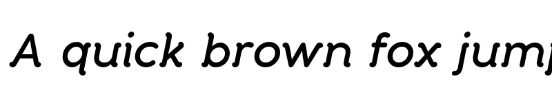 Preview of FONTSPRING DEMO - Banda Semi bold SemiBold Italic font