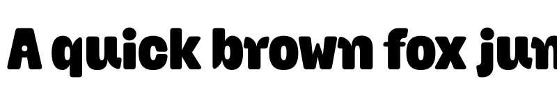 Preview of FONTSPRING DEMO - Bangel Black Rounded Regular font