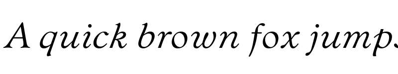 Preview of FONTSPRING DEMO - Bannikova Italic font