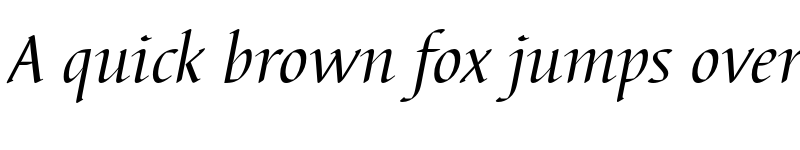 Preview of FONTSPRING DEMO - Barbedor FS Italic font