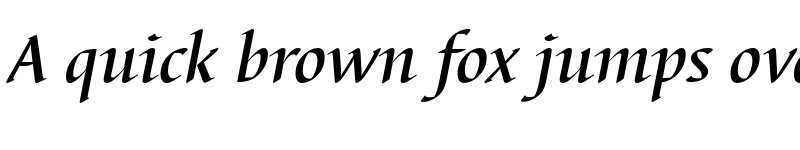 Preview of FONTSPRING DEMO - Barbedor FS Med Italic font