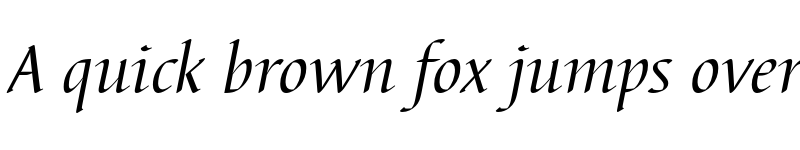 Preview of FONTSPRING DEMO - Barbedor Pro Italic font