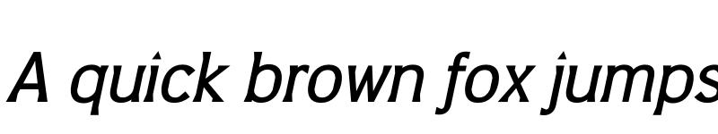 Preview of FONTSPRING DEMO - Barbica Medium Italic font