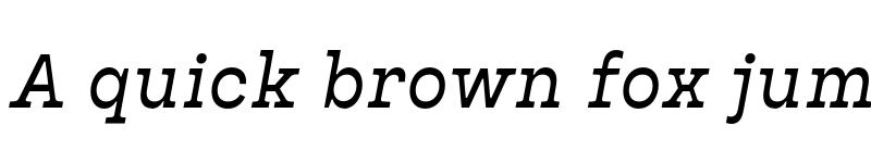Preview of FONTSPRING DEMO - Bardamu Normal Half Italic Regular font