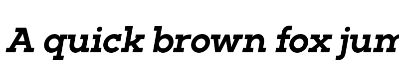 Preview of FONTSPRING DEMO - Barnic Slab Bold Italic font