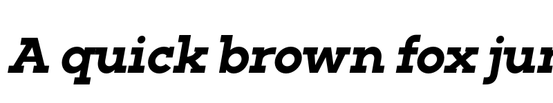 Preview of FONTSPRING DEMO - Barnic Slab ExtBd Italic font