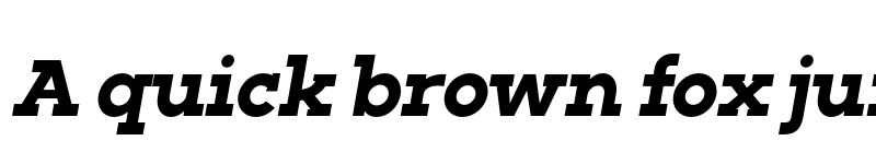 Preview of FONTSPRING DEMO - Barnic Slab Heavy Italic font