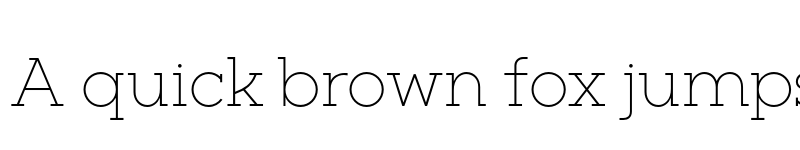 Preview of FONTSPRING DEMO - Barnic Slab Thin Regular font