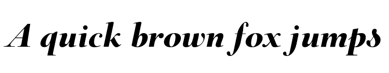 Preview of FONTSPRING DEMO - Barocco Display PRO Black Bold Italic font