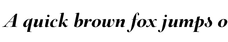 Preview of FONTSPRING DEMO - Barocco Display PRO Regular Bold Italic font