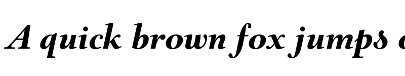 Preview of FONTSPRING DEMO - Barocco Text PRO Black Italic font