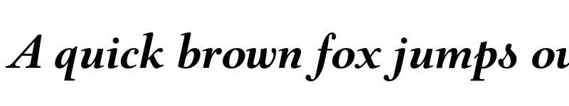 Preview of FONTSPRING DEMO - Barocco Text PRO Light Bold Italic font