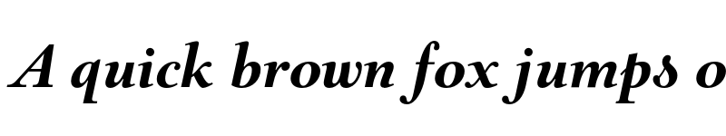 Preview of FONTSPRING DEMO - Barocco Text PRO Regular Bold Italic font
