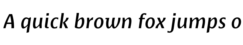 Preview of FONTSPRING DEMO - Basel Neue Medium Italic font