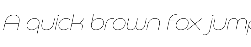 Preview of FONTSPRING DEMO - Basenji UltLt Italic font