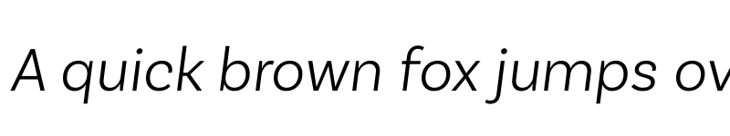 Preview of FONTSPRING DEMO - Basic Sans Alt Light It Regular font