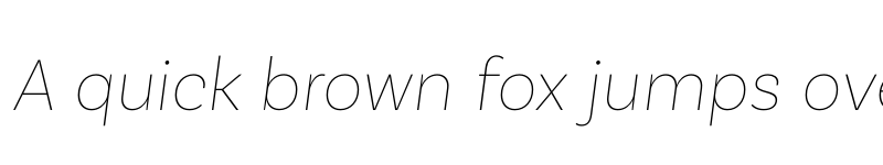 Preview of FONTSPRING DEMO - Basic Sans Alt Thin It Regular font