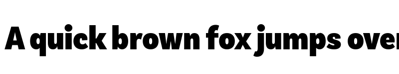 Preview of FONTSPRING DEMO - Basic Sans Cnd Black Regular font