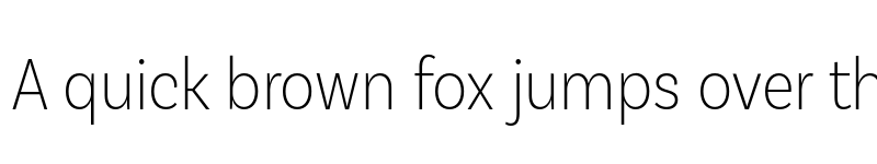 Preview of FONTSPRING DEMO - Basic Sans Cnd ExtraLight Regular font
