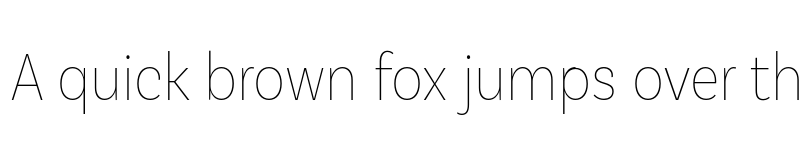 Preview of FONTSPRING DEMO - Basic Sans Cnd Thin Regular font