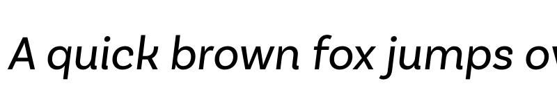 Preview of FONTSPRING DEMO - Basic Sans It Regular font