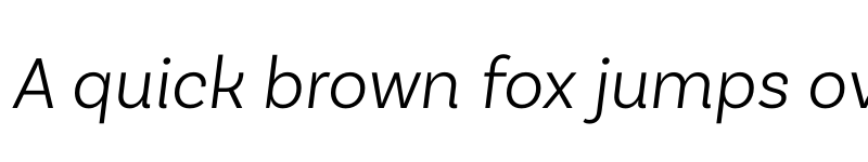 Preview of FONTSPRING DEMO - Basic Sans Light It Regular font