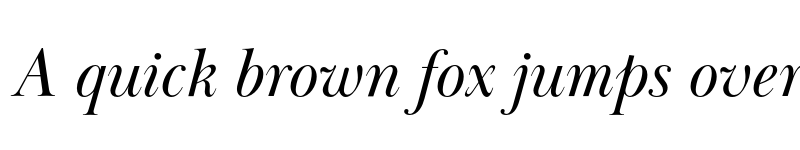 Preview of FONTSPRING DEMO - Baskerville Display PT Italic font