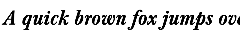 Preview of FONTSPRING DEMO - Baskerville FS Bold Italic font