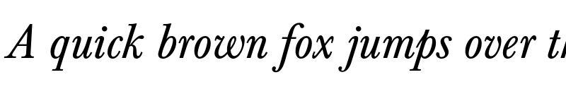 Preview of FONTSPRING DEMO - Baskerville FS Italic font