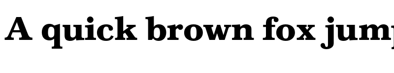 Preview of FONTSPRING DEMO - Baskerville FS Xbold Regular font