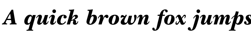 Preview of FONTSPRING DEMO - Baskerville Nova Pro Black Italic font