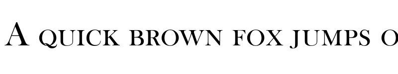 Preview of FONTSPRING DEMO - Baskerville Old Face Pro Caps Regular font