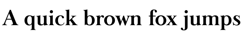 Preview of FONTSPRING DEMO - Baskerville Old Serial Bold font