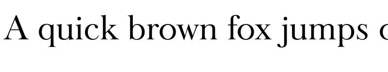 Preview of FONTSPRING DEMO - Baskerville Old Serial Regular font