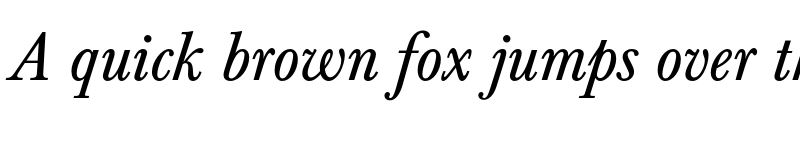 Preview of FONTSPRING DEMO - Baskerville Pro Italic font