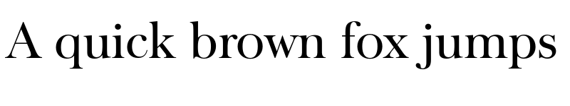 Preview of FONTSPRING DEMO - Baskerville Serial Regular font
