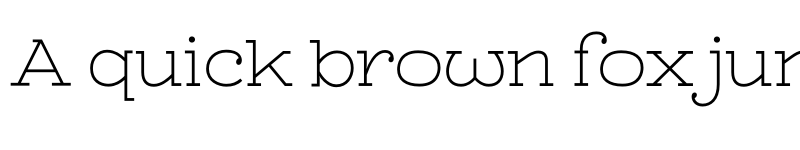 Preview of FONTSPRING DEMO - Battleslab Light font