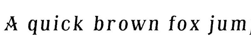 Preview of FONTSPRING DEMO - Bay Tavern Fill XL Italic font