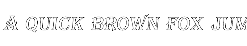 Preview of FONTSPRING DEMO - Bay Tavern Out S Italic font