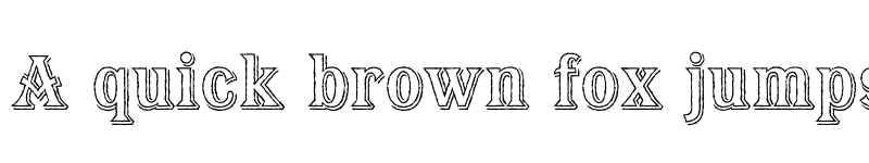 Preview of FONTSPRING DEMO - Bay Tavern Out XL Regular font
