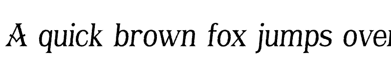 Preview of FONTSPRING DEMO - Bay Tavern Plain Light Italic font
