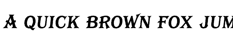 Preview of FONTSPRING DEMO - Bay Tavern S Plain Bold Italic font